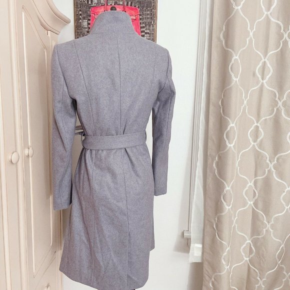 Ted Baker Ellgenc Womens Long Belted Wrap Coat - Picture 6 of 16